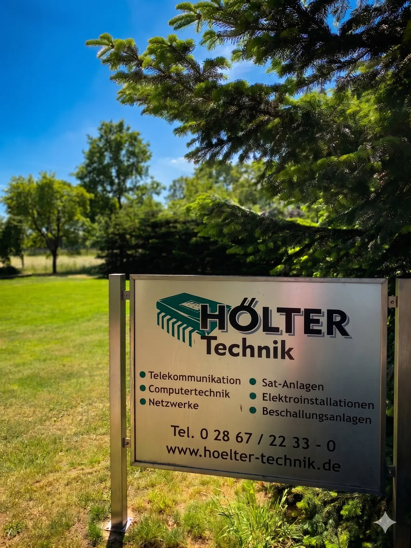 Hölter Technik Firmenschild